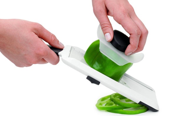 OXO Good Grips Adjustable Handheld Mandoline Slicer.